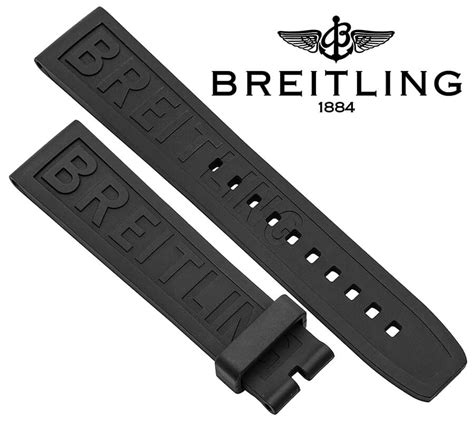 breitling bands rubber